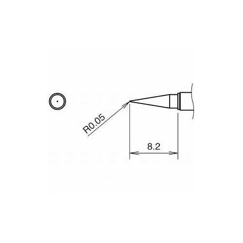 白光 コテ先IS型 400℃ T38-02IS 白光(株) はんだ設備 灯し火はんだこて(代引不可)【貨物輸送無料】