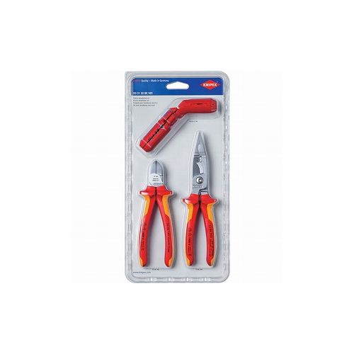 KNIPEX 電線作業工具セット 003130BKV01 KNIPEX社 工具セット 電設 配管工具セット(代引不可)【送料無料】|リコメン堂ホームライフ館
