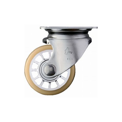 ハンマー SUS 低床式重荷重用 自在 ウレタンB車75mm 540S0S-BAU75 ハンマーキャスター(株) キャスター プレート式ウレタン車(代引不可)【送料無料】