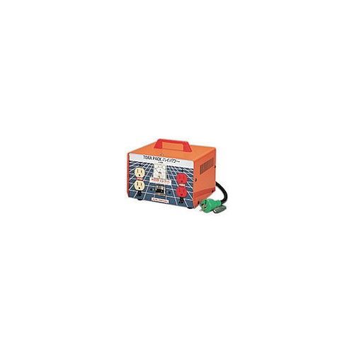 日動 昇圧専用トランス 安全型(連続定格) 2KVA 3芯タイプ アース付 過負荷漏電保護兼用ブレーカー付 M-EK20 日動工業(株) コードリール・延長コード トランス(代引不可)【送料無料】｜リコメン堂ホームライフ館