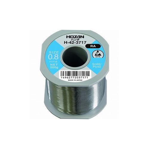 HOZAN ハンダ(Sn60%)0.8mmφ・500g H-42-3717 ホーザン(株) はんだ用品 はんだ(代引不可)【送料無料】