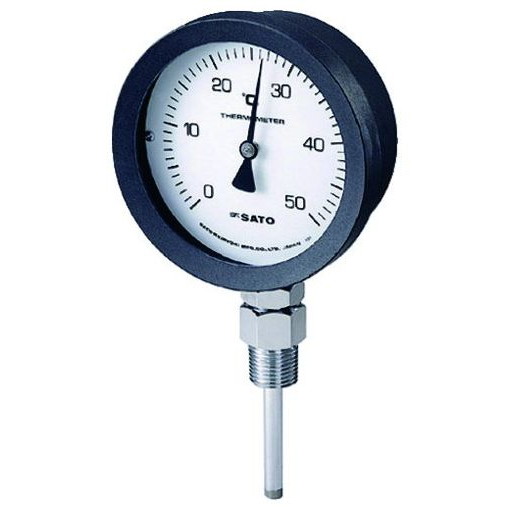 佐藤 バイメタル式温度計 BM-S-100P 0~100℃ 50L (2085- BMS100P4 測定 計測用品 測定 計測用品 環境計測機器 温度計 湿度計(代引不可)【送料無料】
