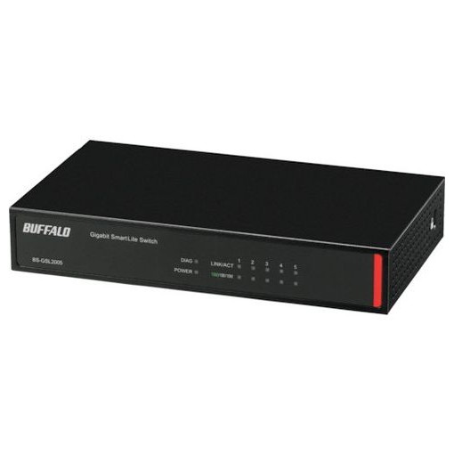 バッファロー 法人向ケ Giga対応 Layer2 スマートLiteスイッチ 5ポート BSGSL2005 電子機器 電子機器 電気 電子部品 通信機器(代引不可)【送料無料】｜リコメン堂ホームライフ館 11,926円