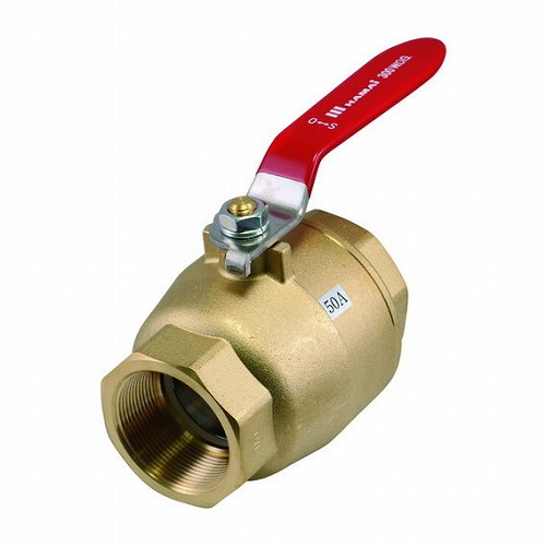 ハマイ 黄銅製禁油処理ボールバルブ(フルボア) ハマイ HBS4715RC 工事 照明用品 管工機材 バルブ(代引不可)【送料無料】｜リコメン堂ホームライフ館