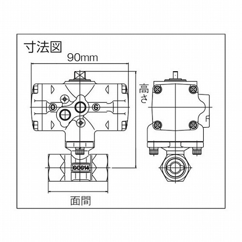 ハマイ ステンレス製空圧自動ボールバルブ ハマイ LAS10715RC 工事 照明用品 管工機材 バルブ(代引不可)【送料無料】｜リコメン堂ホームライフ館 31,810円