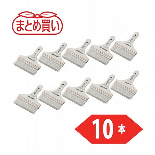 TRUSCO マトメ買イ糊刷毛 4寸 10本入リ TRUSCO TPB47510P 工事 照明用品 塗装 内装用品 刷毛(代引不可)【送料無料】