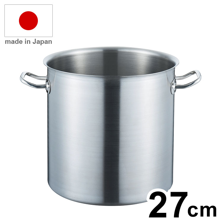 日本製 19-0 ロイヤル二番目寸胴鍋 SDD 27珊 寸胴 鍋 鍋 御勤め用【貨物輸送無料】