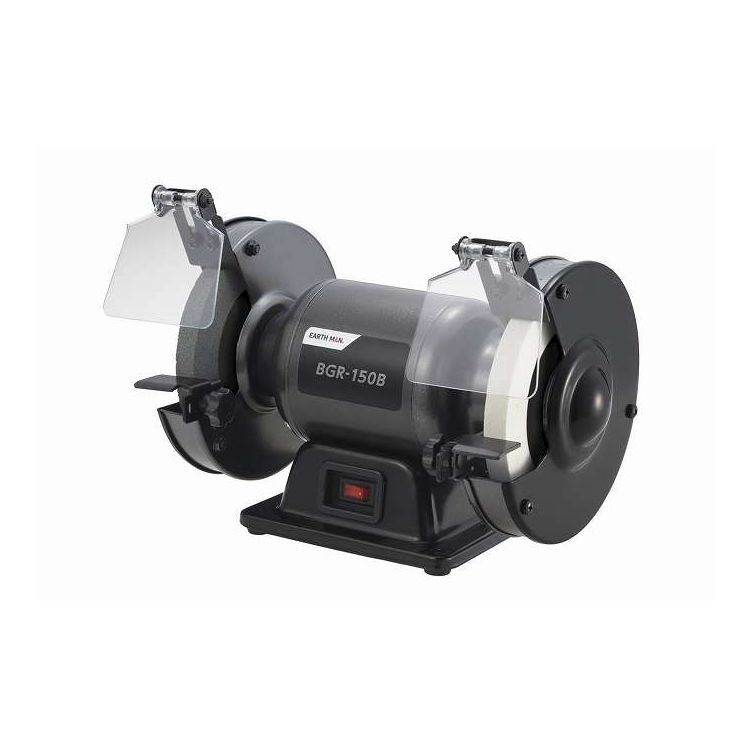EARTH MAN ホームベンチグラインダー BGR-150B(代引不可)【貨物輸送無料】