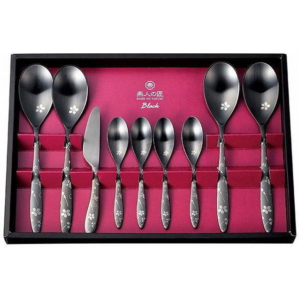 日本製 燕三条 カトラリー9pcs コーヒースプーン デザートスプーン バタースプレター(代引不可)【送料無料】｜リコメン堂ホームライフ館