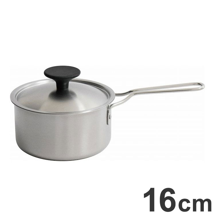 トロワ ソースパン16cm 日本製 IH対応 フライパン 鍋 キッチン 調理用具 フライパン 鍋 引き出物 日本産 国産 調理器具 料理道具 キッチン用品 台所用品 台所 引っ越し(代引不可)【送料無料】