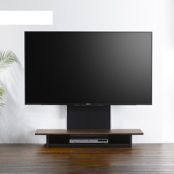 壁よせ テレビ台 幅120cm ダークブラウン 茶色 テレビボード AVボード テレビラック ヴィンテージ おしゃれ(代引不可)【送料無料】