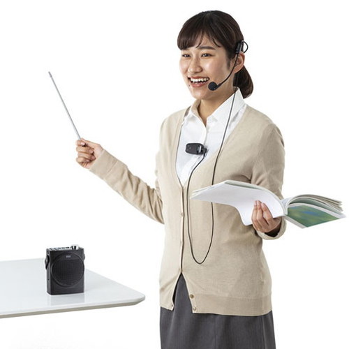 本日の目玉 サンワサプライ ワイヤレスポータブル拡声器スピーカー Mm Spamp12 代引不可 Pe03 Gr