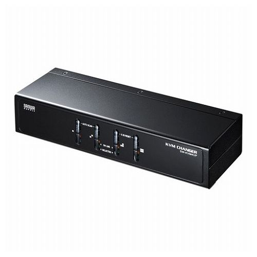 サンワサプライ なおなお書き/2・USB両相応うマイコン自動小銃うつり変わり器 4:1 SW-KVM4UP(代引不可)【貨物輸送無料】