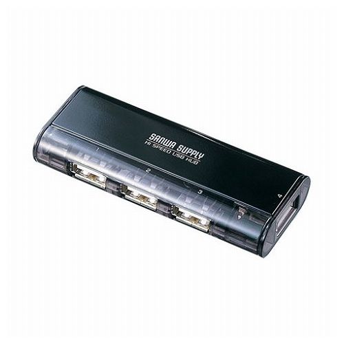サンワサプライ USB2.0ハブ USB-HUB225GBKN(代引不可)【送料無料】