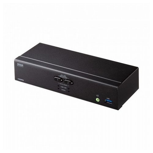サンワサプライ 4K相応うHDMIマイコン自動小銃うつり変わり器(2:1) SW-KVM2U3固定ディスク(代引不可)【貨物輸送無料】