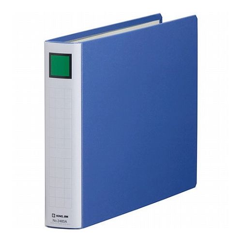 【5個セット】 KING JIM キングジム キングファイルSDDE A4E 青 KJ-2483A-BLX5(代引不可)【送料無料】