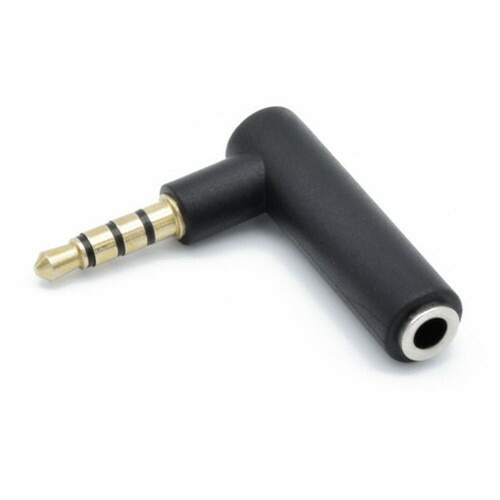 【10個セット】 日本トラストテクノロジー 4極ステレオミニ L型変換コネクタ JSC-028BKX10(代引不可)【送料無料】