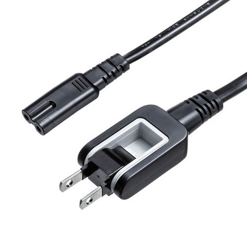 【5個セット】 サンワサプライ メガネ型コネクタ対応電源コード KB-DM2S12A-2X5(代引不可)【送料無料】
