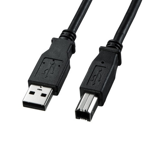 【5個セット】 サンワサプライ USB2.0ケーブル 5m PC99規格 KU20-5BKK2X5(代引不可)【送料無料】