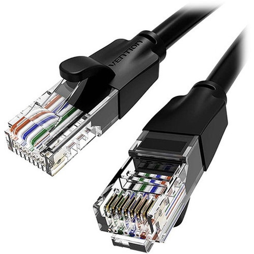 【20個セット】 VENTION Cat.6 UTP LANケーブル 1m Black IB-4809X20(代引不可)【送料無料】
