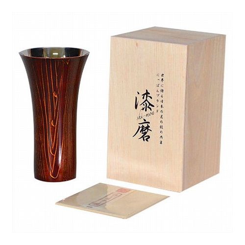 ウチキ 漆磨 漆塗りカップ 和然檀 和然檀+(わもだんぷらす) シングルカップL 赤(紫檀) SCS-L202 雑貨 ホビー インテリア 雑貨 雑貨品(代引不可)【送料無料】