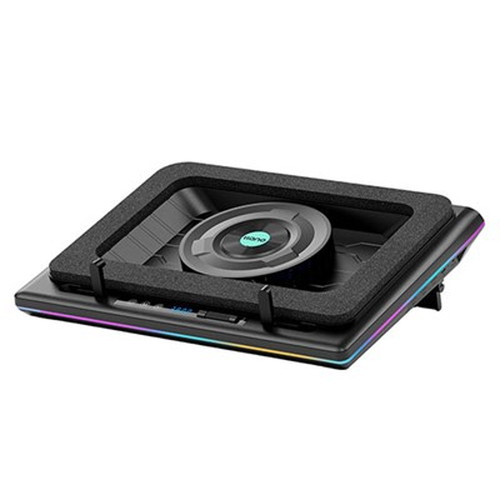 llano ノートパソコン 冷却パッド RGBライトモード 15-19インチ対応 ブラック V12RGB-BK パソコンパーツ(代引不可)【送料無料】