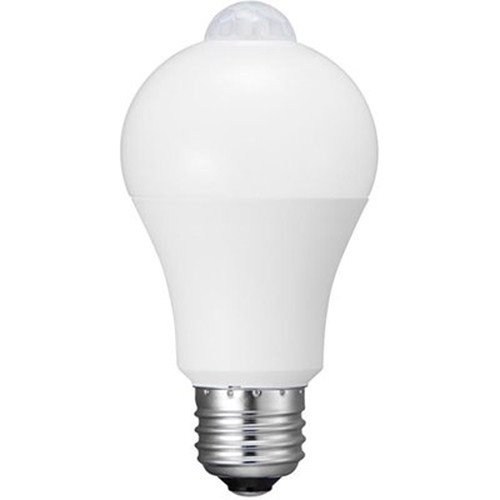 【5個セット】 YAZAWA A形LED 40W相当 電球色 センサー付き LDA5LGP2X5 照明器具(代引不可)【送料無料】