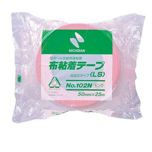 【5個セット】 ニチバン 布テープ102N 50×25 ピンク NB-102N11-50X5 雑貨(代引不可)【送料無料】