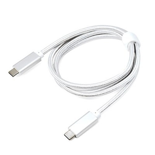 【5個セット】 日本トラストテクノロジー JTT USB3.2 Gen2 TYPE-C to TYPE-Cケーブル 1m SLIVER JTCC322-10SVX5 パソコン周辺機器(代引不可)【送料無料】