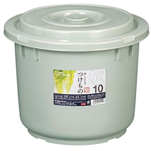 【5セット】 新輝合成 トンボ つけもの容器 蓋・押蓋付 10型 グレー MMT14117X5 キッチン雑貨(代引不可)【送料無料】