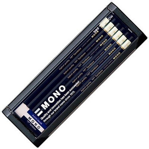 【5セット】 トンボ鉛筆 鉛筆 モノ B 1ダース 12本 Tombow-MONO-BX5 雑貨(代引不可)【送料無料】