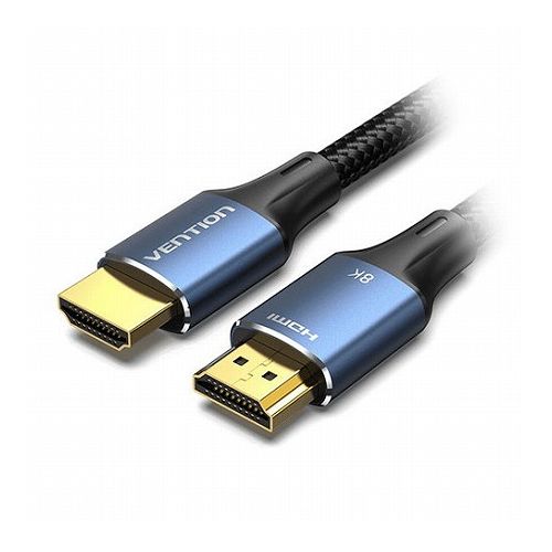 【3本セット】 VENTION HDMIケーブル コットン編み 8K対応 アルミニウム合金 1.5m ブルー AL-1178X3(代引不可)【送料無料】
