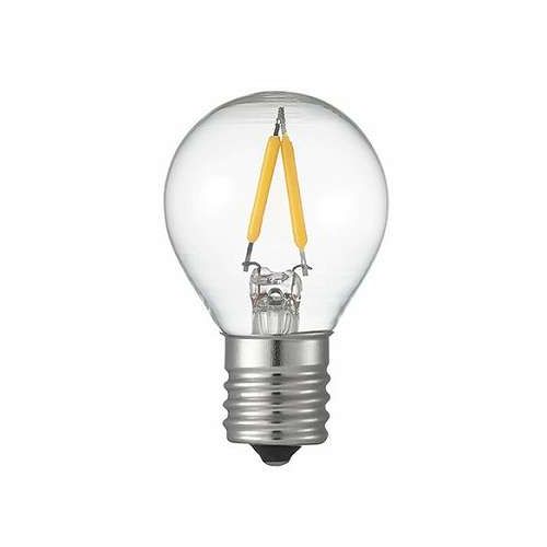 【10個仕掛ける】 YAZAWA 繊維LED 15W S35 ミニ照明ランプ形 E17 CL LDA1LG35E17C2X10【貨物輸送無料】