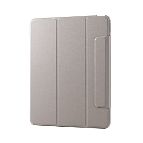 エレコム 13インチiPad Air(M3/M2) フラップケース 薄型軽量 カラーエッジ 背面クリア グレージュ TB-A25XWVFCGB(代引不可)【送料無料】