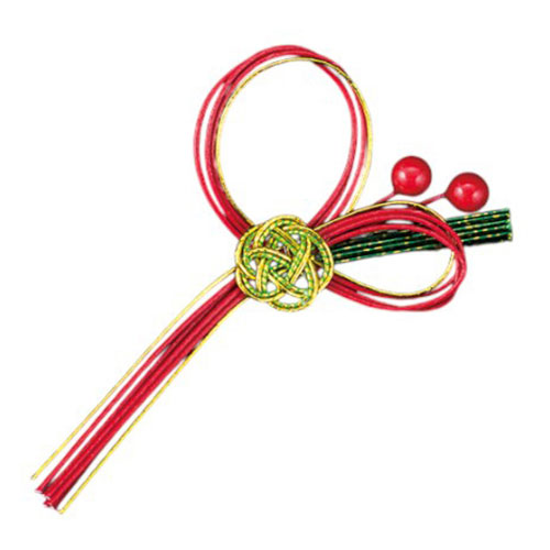ヤマコー 用美 業務用 水引祝い飾り松梅/南天(両面テープ付)(100ケ入) yamaco26094(代引不可)【送料無料】