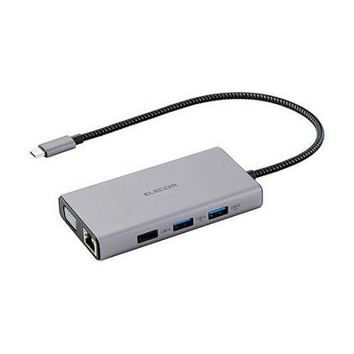 エレコム USB Type-C TM Dual Display対応 10in1ドッキングステーション DST-101BPSV(代引不可)【送料無料】｜リコメン堂ホームライフ館