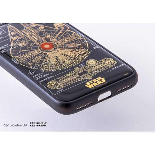 楽天市場 Star Wars スター ウォーズ グッズコレクション Flash M Falcon 基板アート Iphone 7 8ケース 黒 F7 8b 代引不可 送料無料 リコメン堂ホームライフ館