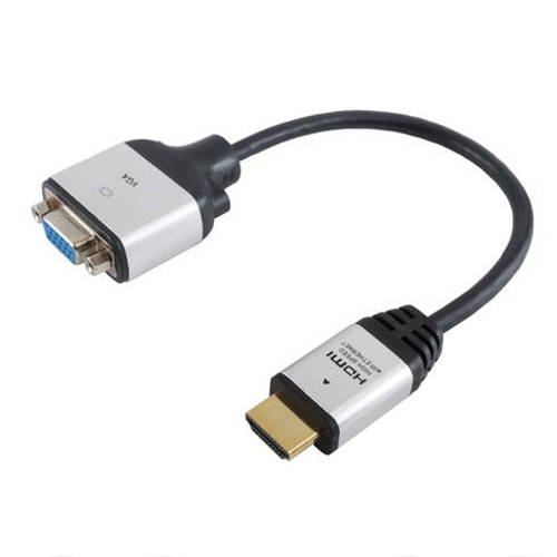 2593円 【国産】 5個セット HORIC ホーリックHDMI→VGA変換アダプタ 15cm HDMIオス to VGAメス HDVGF-339SVX5 代引不可