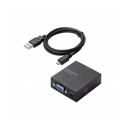 エレコム アップスキャンコンバーター/3.5φ/VGA-HDMI/HDMI1.3 AD-HDCV03(代引不可)【送料無料】|リコメン堂ホームライフ館