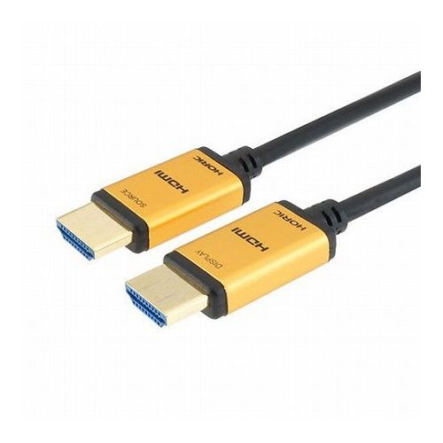ホーリック 光ファイバー HDMIケーブル 20m スタンダードタイプ ゴールド HH200-537GP(代引不可)【送料無料】｜リコメン堂ホームライフ館