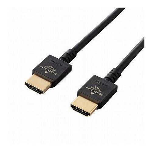 5個セットエレコム HDMI有線テレビ/Premium/やわらか/2.0m/黒いこと DH-HDP14EY20BKX5(代引不可)【貨物輸送無料】