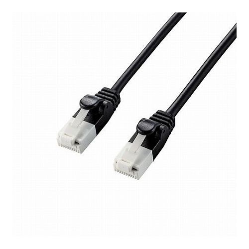 5個セットエレコム やわらかLANケーブル/CAT6A/爪折れ防止/3.0m/ブラック LD-GPAYT/BK30X5(代引不可)【送料無料】