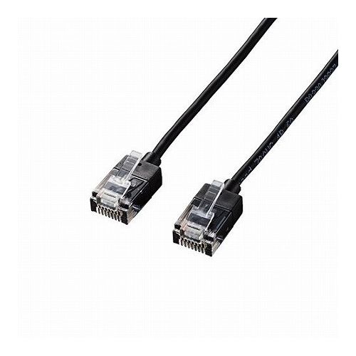 5個セットエレコム LANケーブル/CAT6A/スーパースリム/5.0m/ブラック LD-GPASS/BK5X5(代引不可)【送料無料】