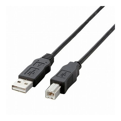 5個セットエレコム RoHS対応USBケーブル/1.0m/ブラック USB2-ECO10X5(代引不可)【送料無料】