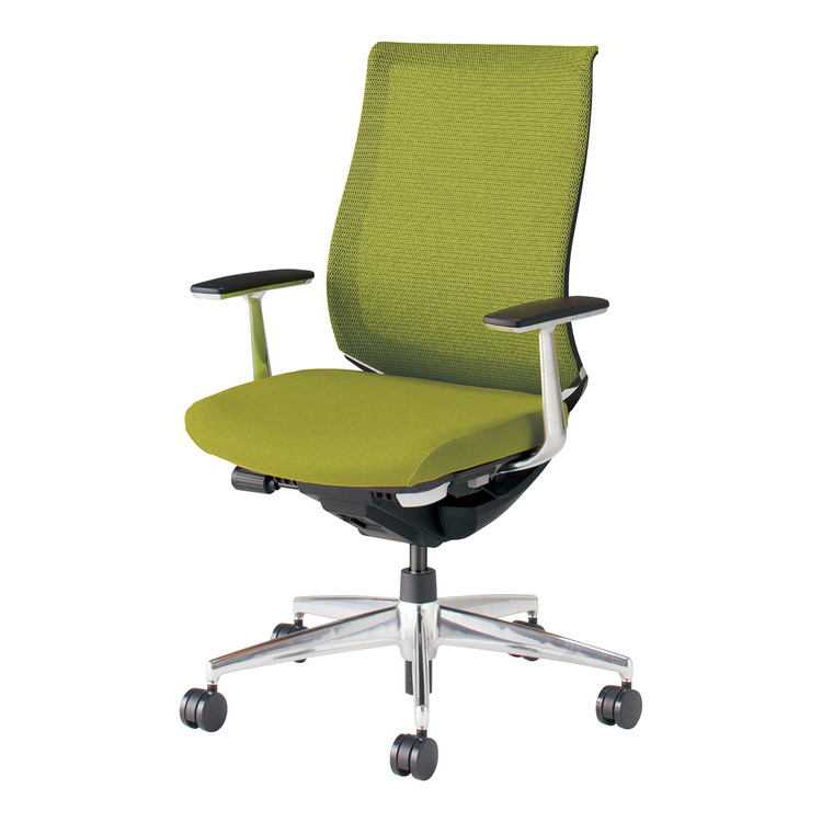 アルミ脚 ブラックフレーム フローリング用 モデレートタイプ フローリング用 モデレートタイプ リーフグリーン コクヨ アルミ肘 オフィスチェア 送料無料 背座同色 配送 組立 設置込 コクヨ ベゼル Cr 841e6gmq3 V モデレートタイプ アルミ肘 フローリング用