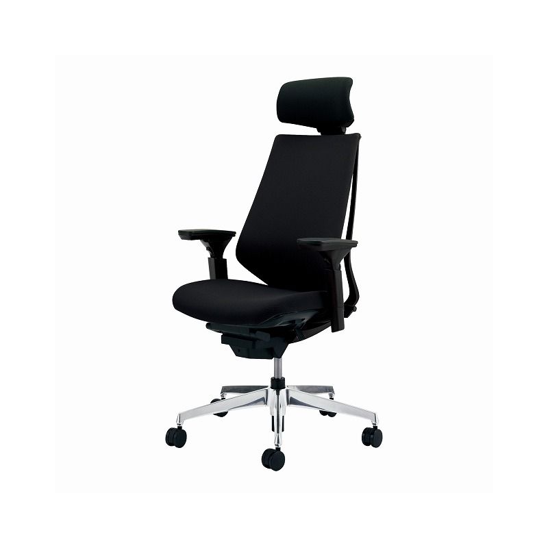 送料無料 配送 組立 設置込 オフィスチェア 代引不可 可動肘 デュオラ アルミポリッシュ脚 クッションフローリング用 Cr Ga3115e6kzb6 V Cr Ga3115e6kzb6 V コクヨ リコメン堂ホームライフ館 送料無料 ブラック フローリング用 ヘッドレスト付き クッション