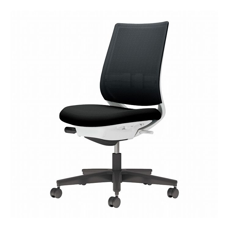 【メーカー直送】 コクヨ オフィスチェア 椅子 イス チェア ミトラ2 肘無 ランバー付 ホワイトグレー ブラック C04-B102MW-E1B6E62 (代引不可)【送料無料】