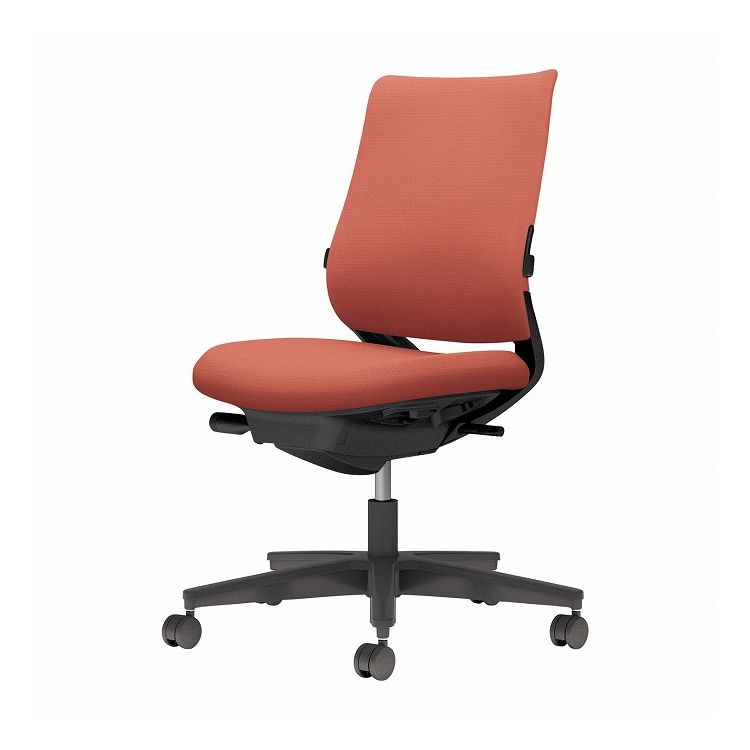 【メーカー直送】 コクヨ オフィスチェア 椅子 イス チェア ミトラ2 肘無 ランバー付 ブラック ソフトテラコッタ(代引不可)【送料無料】