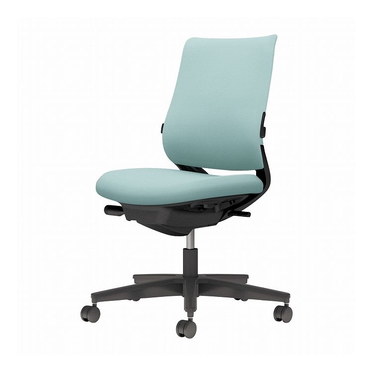 【メーカー直送】 コクヨ オフィスチェア 椅子 イス チェア ミトラ2 肘無 ランバー付 ブラック アッシュターコイズ(代引不可)【送料無料】｜リコメン堂ホームライフ館
