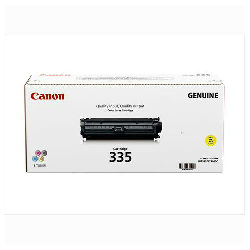 キヤノン トナーカートリッジ 335Y 黄色 1 本 CRG-335YEL 文房具 執務室 設備【貨物輸送無料】